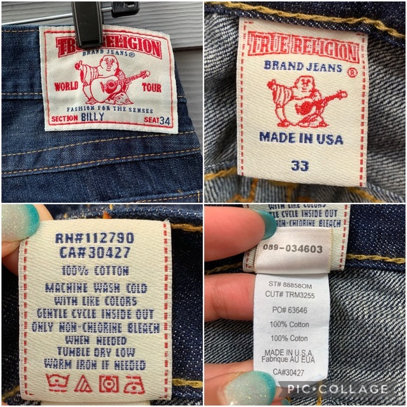NWT True Religion Billy jeans size 33 - Picture 11 of 12